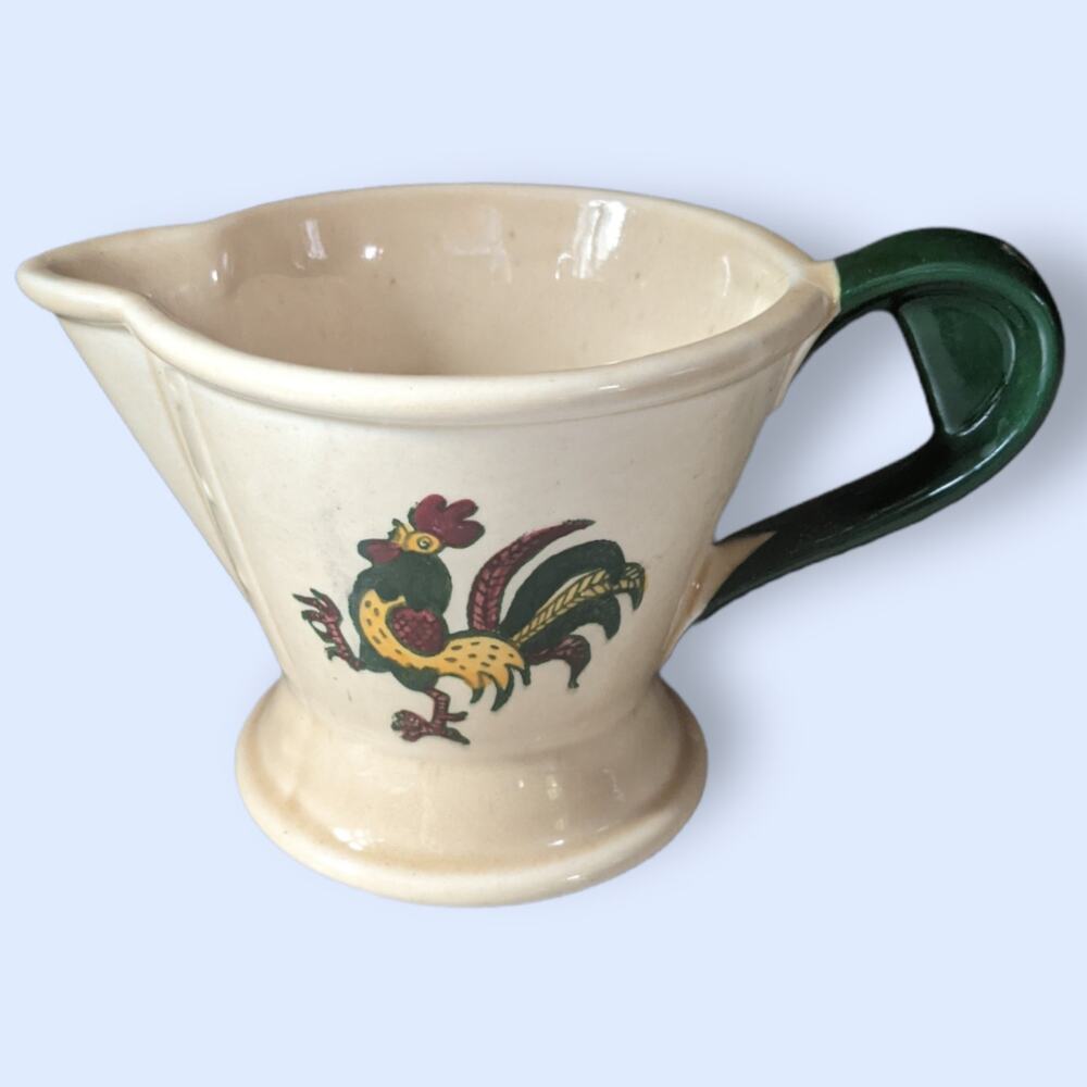Poppytrail California Rooster Creamer Metlox